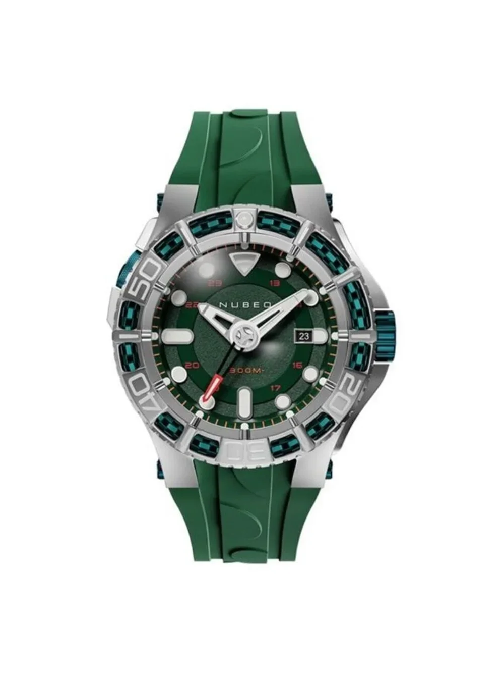 NWT Nubeo Manta Green Dial Men's Watch